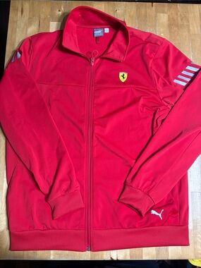 Puma Red Scuderia Ferrari Track Jacket